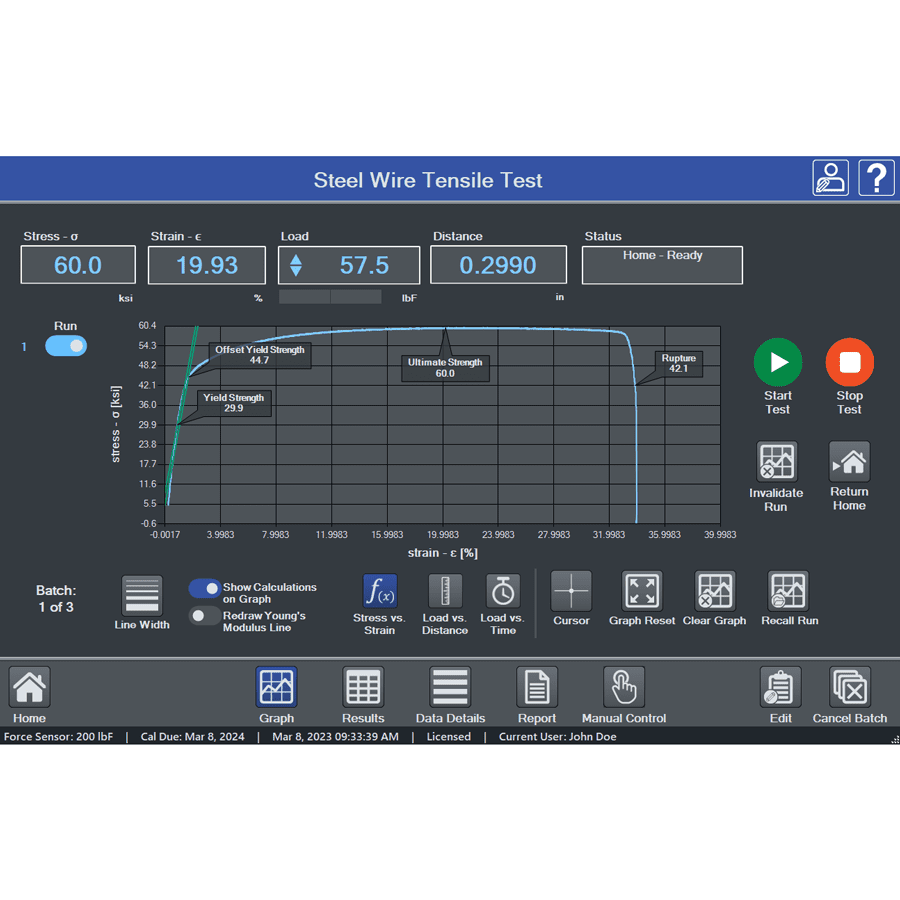 Force, Tensile & Compression Tester | Mark-10 F105-F505H IntelliMESUR